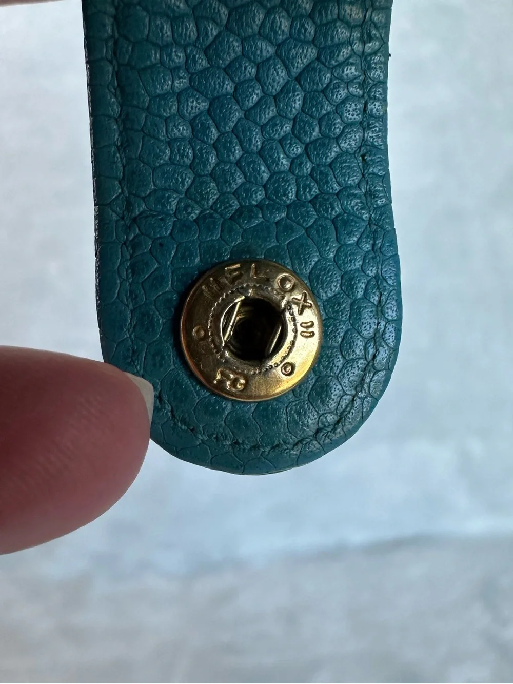 💙 CHANEL Vintage Blue Caviar Leather Agenda Planner Cover CC Logo 💙 - Picture 8 of 14